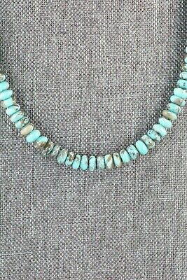 Turquoise & Sterling Silver Necklace - Louise Joe - High Lonesome Trading