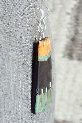 Multi Stone & Sterling Silver Earrings - Torevia Crespin