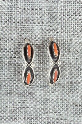 Coral & Sterling Silver Earrings - Fernando Othole