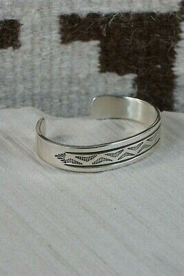 Navajo Sterling Silver Bracelet - Bruce Morgan - High Lonesome Trading