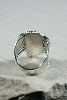 Navajo Sterling Silver Ring - Darrell Morgan - Size 10 - High Lonesome Trading