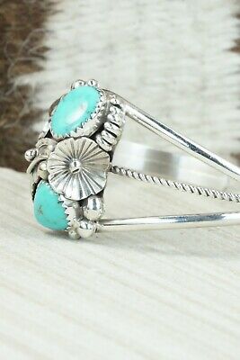Turquoise & Sterling Silver Bracelet - Michael Calladitto