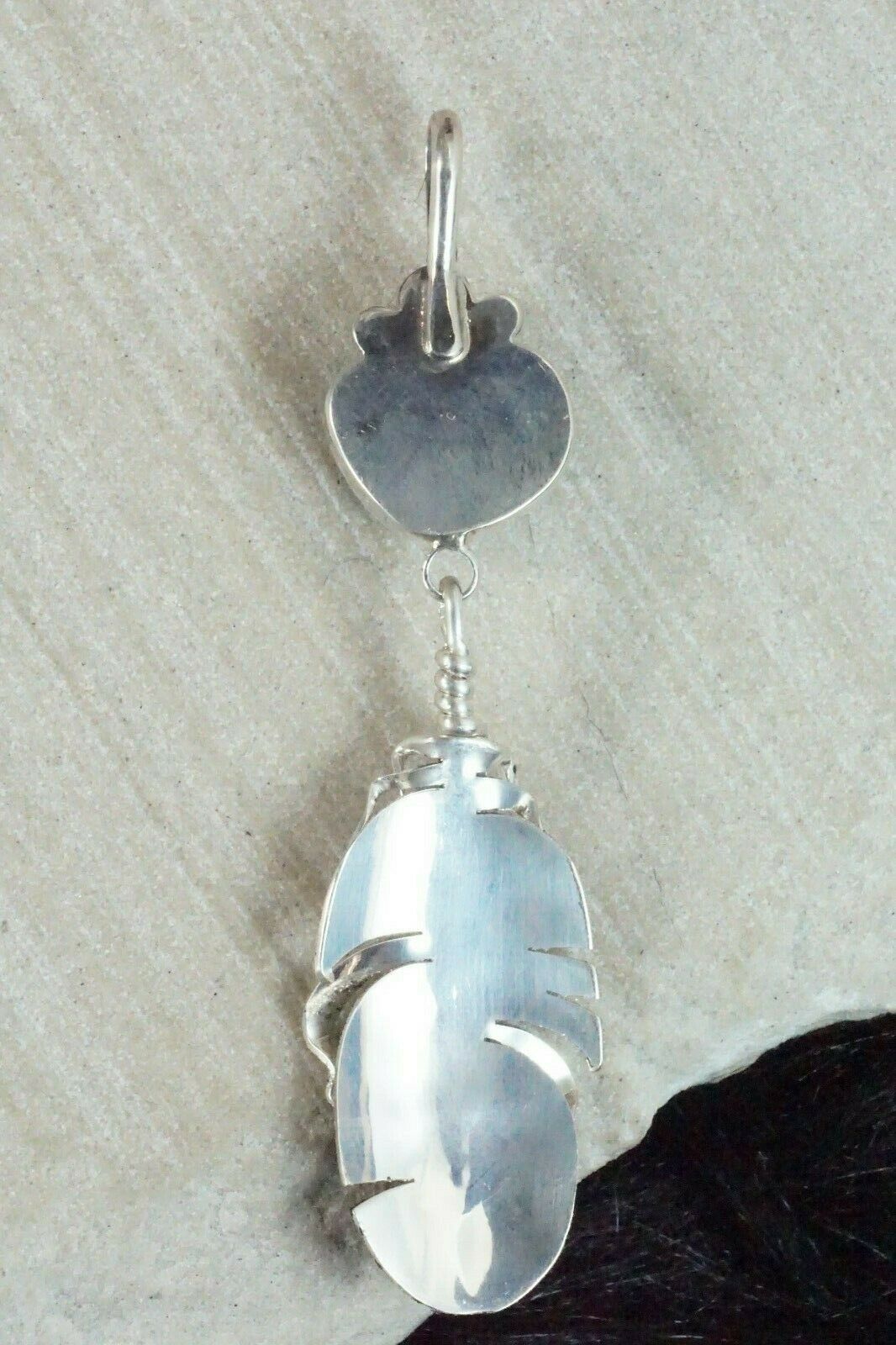 Turquoise & Sterling Silver Pendant - Ernest Rangel