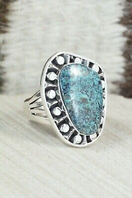 Turquoise & Sterling Silver Ring - Jimson Belin - Size 7.5