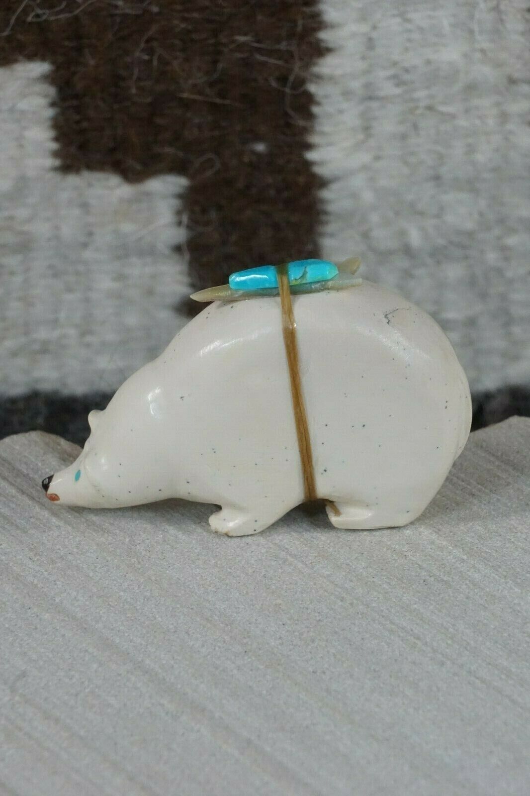 Bear Zuni Fetish Carving - Freddie Leekya - High Lonesome Trading
