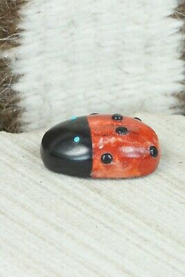 Ladybug Zuni Fetish Carving - Reynold Lunasee