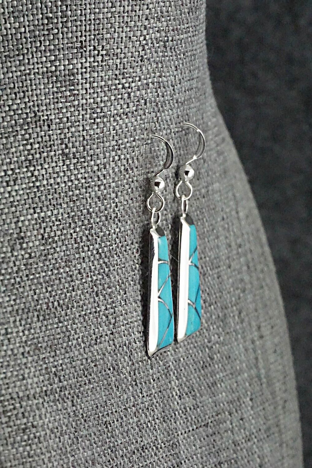 Turquoise & Sterling Silver Earrings - Stewart Tucson