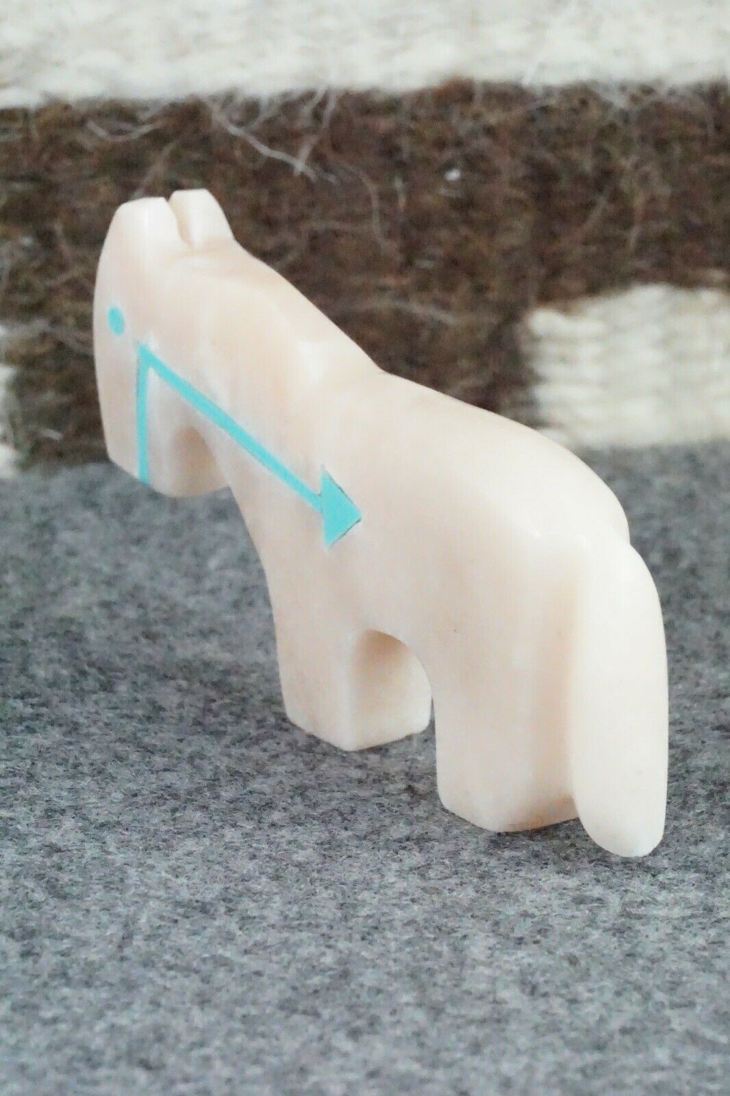 Horse Zuni Fetish Carving - Bernard Laiwakete - High Lonesome Trading