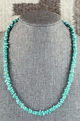 Turquoise & Sterling Silver Necklace - Navajo