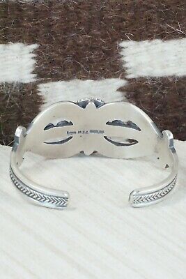 Turquoise and Sterling Silver Bracelet - Leon Martinez