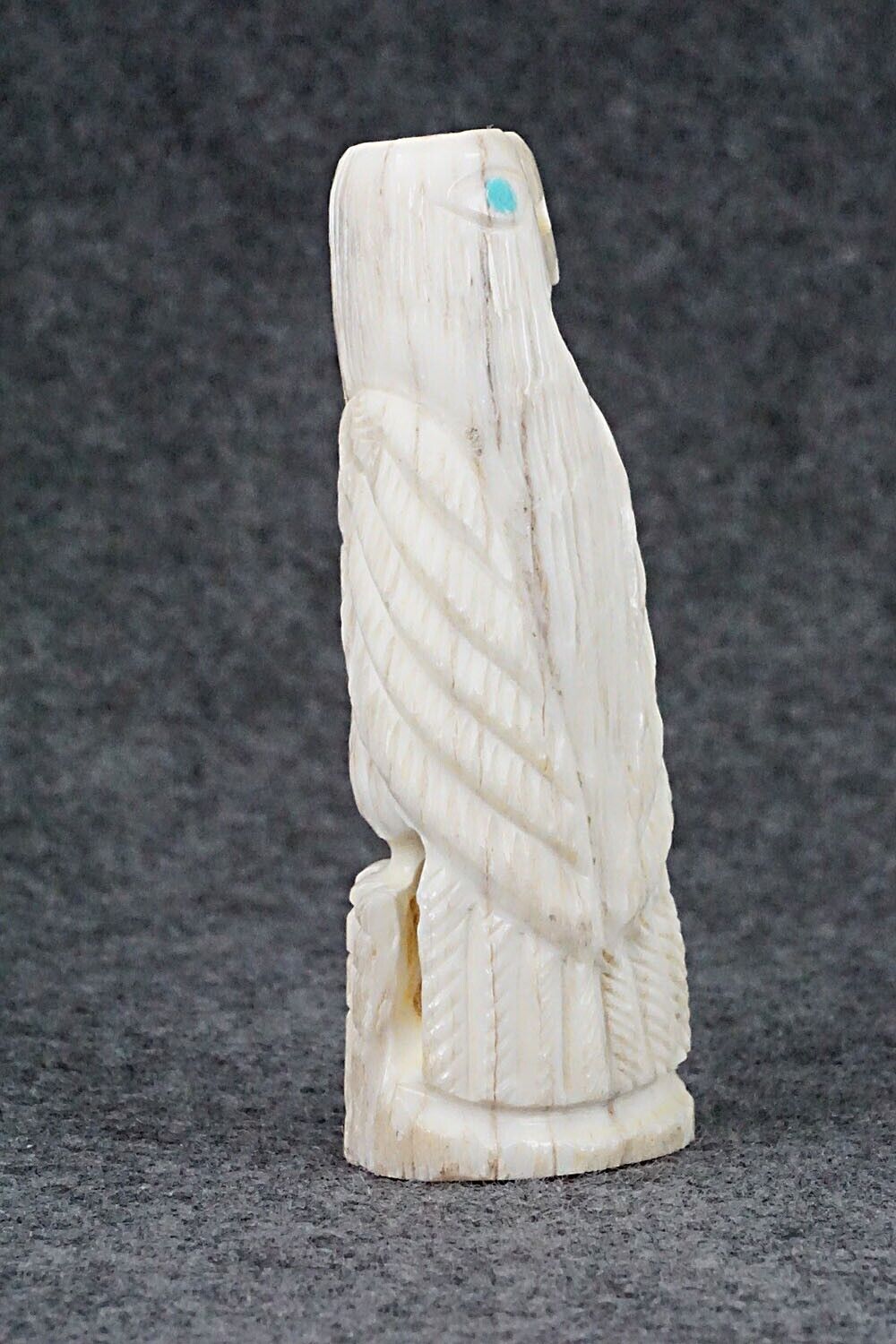 Eagle Zuni Fetish Carving - Garrick Weeka