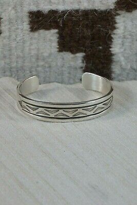 Navajo Sterling Silver Bracelet - Bruce Morgan - High Lonesome Trading