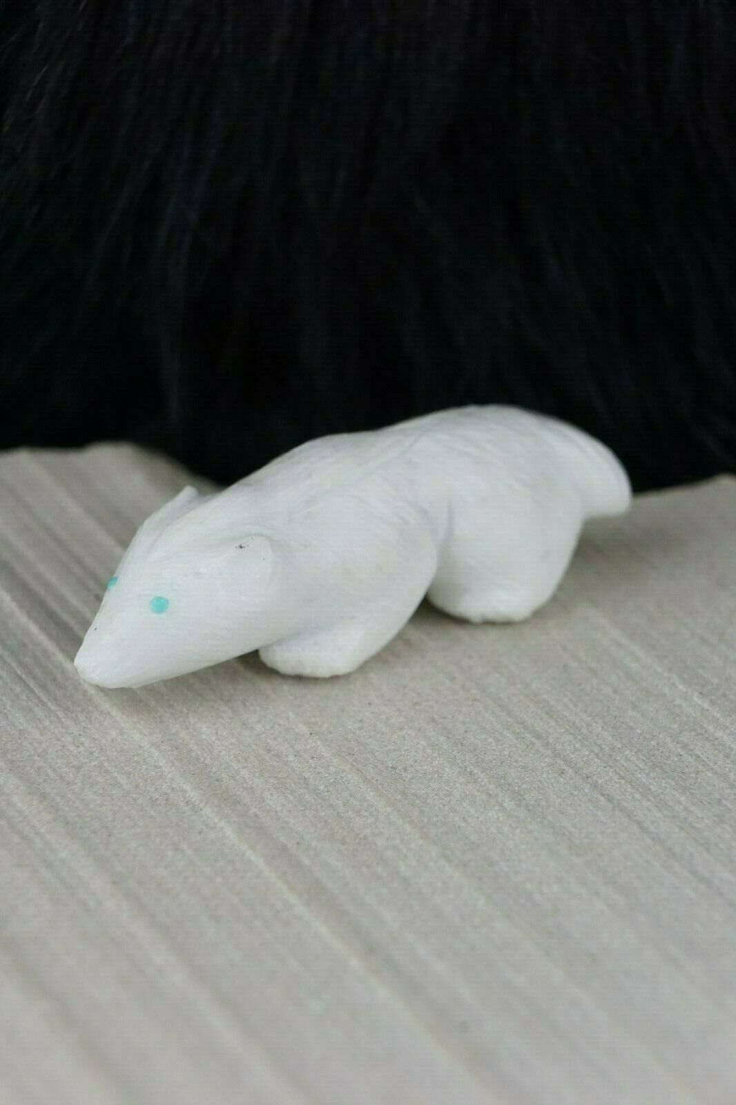 Badger Zuni Fetish Carving - Jonas Hastito - High Lonesome Trading