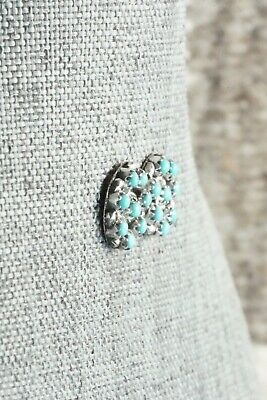 Turquoise & Sterling Silver Earrings - Randy Hooee
