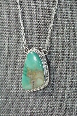 Navajo Turquoise & Sterling Silver Necklace - Annie Spencer
