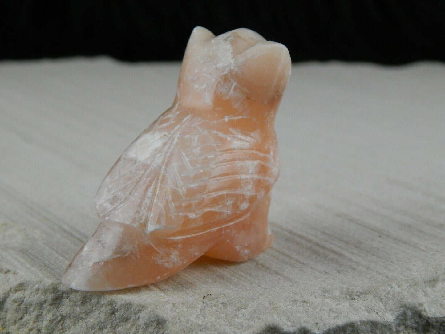 Owl Zuni Fetish Carving - Lena Boone - High Lonesome Trading