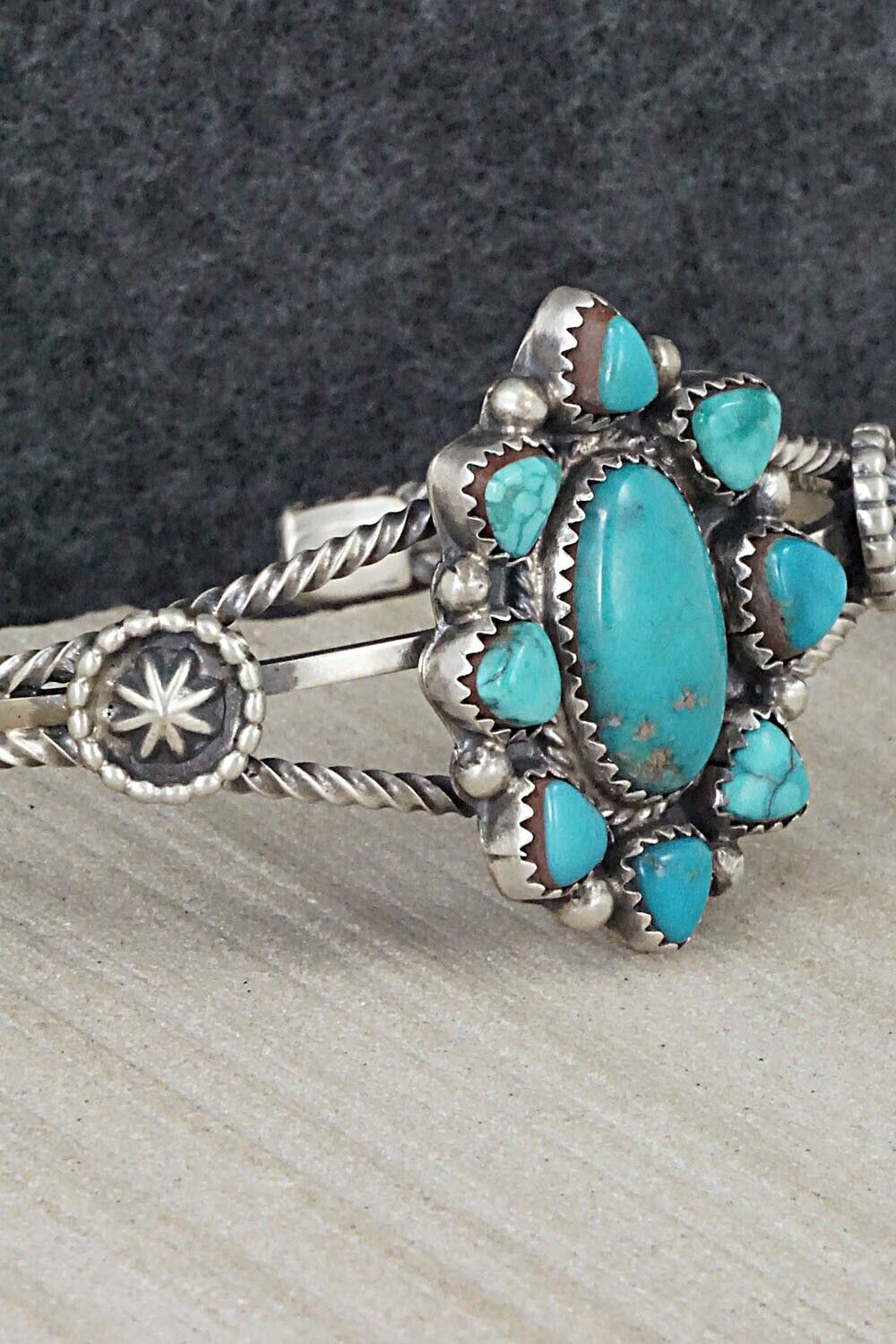 Turquoise & Sterling Silver Bracelet - Roberta Begay