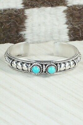 Turquoise & Sterling Silver Bracelet - Thomas Charley