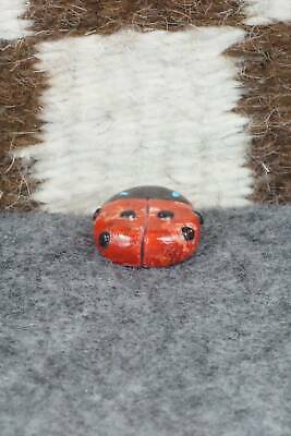 Lady Bug Zuni Fetish Carving - Reynold Lunasee