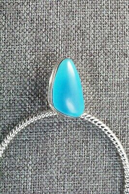 Turquoise & Sterling Silver Earrings - Annie Spencer - High Lonesome Trading