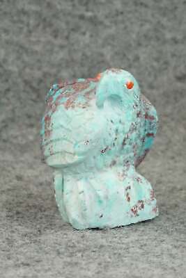Eagle Zuni Fetish Carving - Derrick Kaamasee