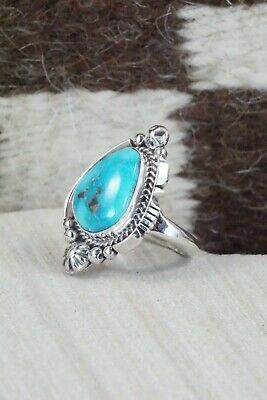 Turquoise & Sterling Silver Ring - Daniel Benally - Size 5.75