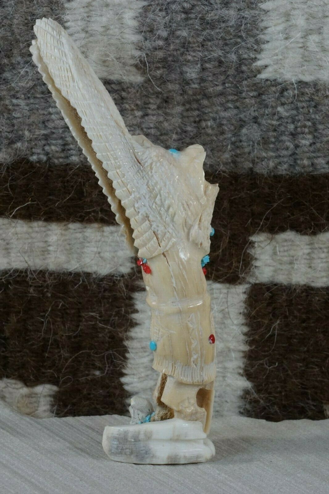 Eagle Dancer Fetish Carving - Marlon Lowsayatee - High Lonesome Trading