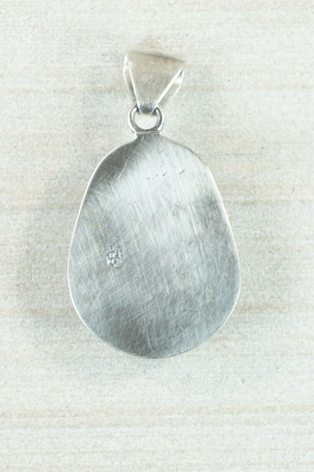 Navajo Turquoise and Sterling Silver Pendant - Sharon McCarthy