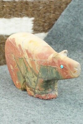 Bear Zuni Fetish Carving - Ronnie Lunasee