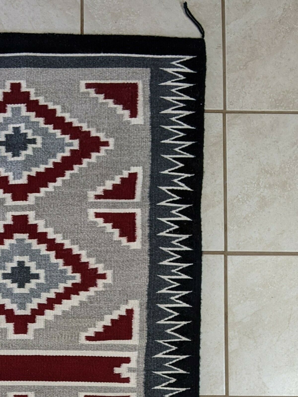 Navajo Handwoven Rug - 58in x 29.5in - Tanisha Charley