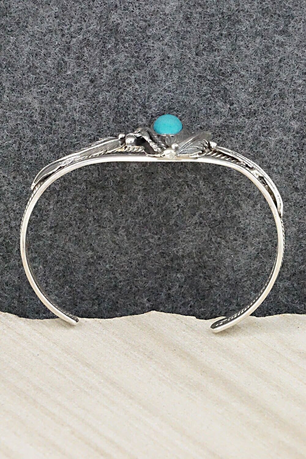Turquoise & Sterling Silver Bracelet - Andrew Vandever