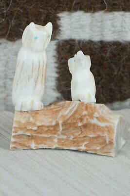 Owl Zuni Fetish Carving - Brandon Phillips