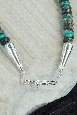 Turquoise & Sterling Silver Necklace - Navajo