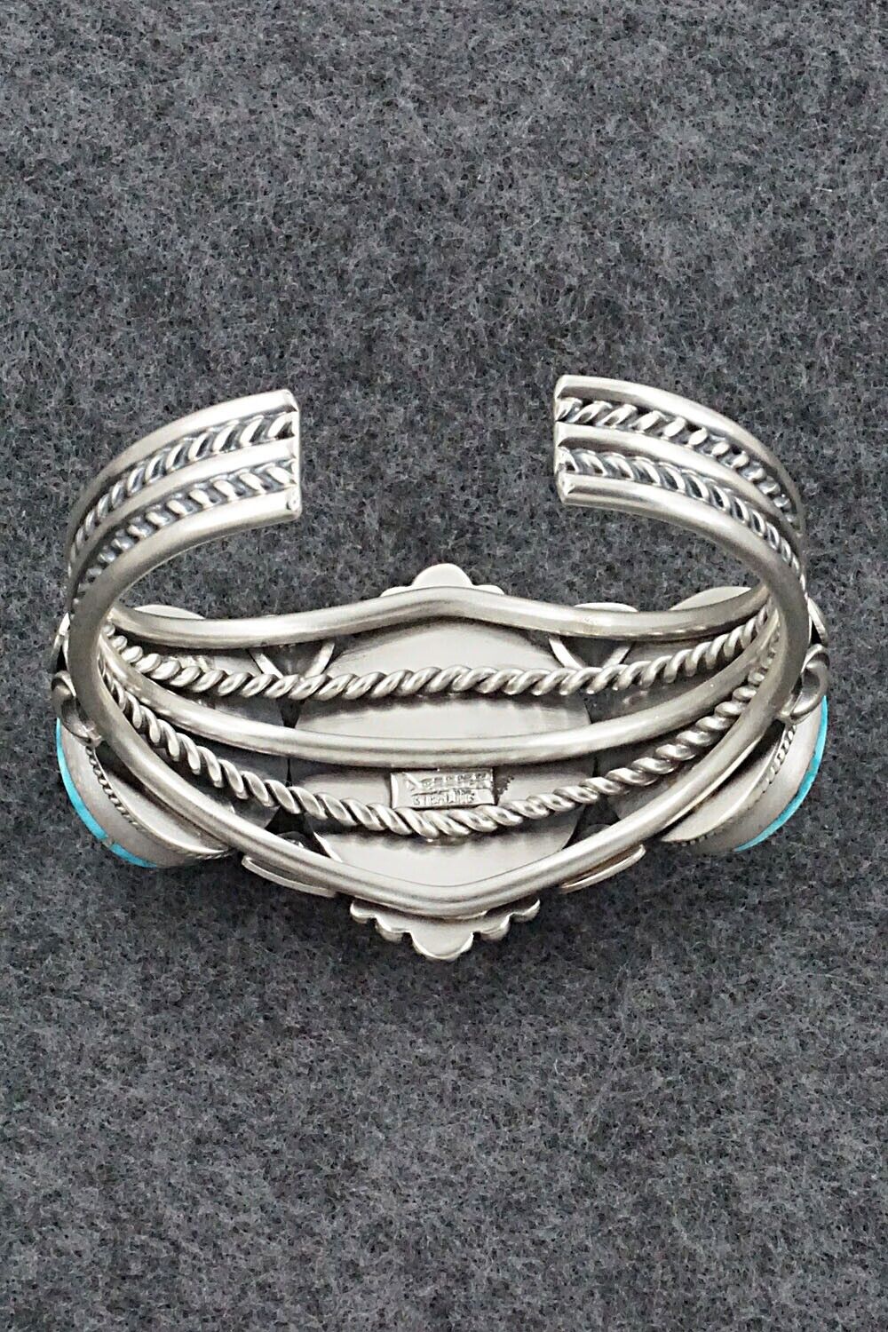 Turquoise & Sterling Silver Bracelet - Derrick Gordon