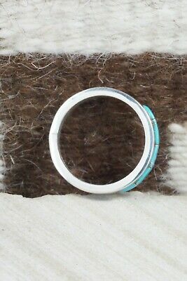 Turquoise & Sterling Silver Ring - Wilbert Muskett Jr. - Size 12.5