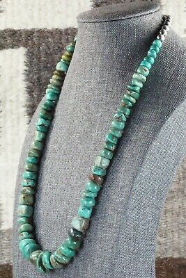 Turquoise & Sterling Silver Necklace - Navajo