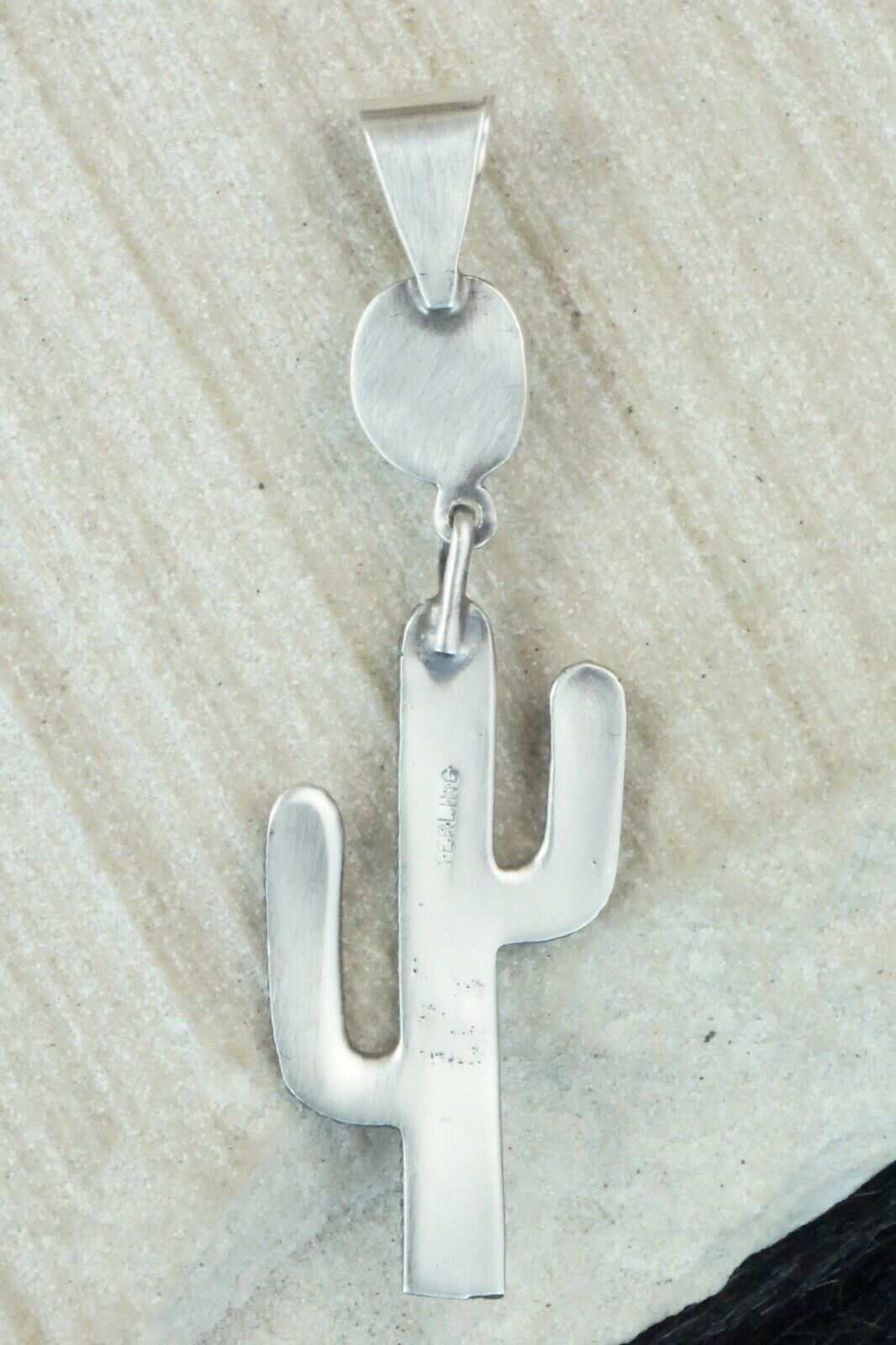 Turquoise and Sterling Silver Pendant - Annie Spencer