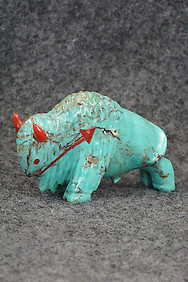 Buffalo Zuni Fetish Carving - Andres Quandelacy