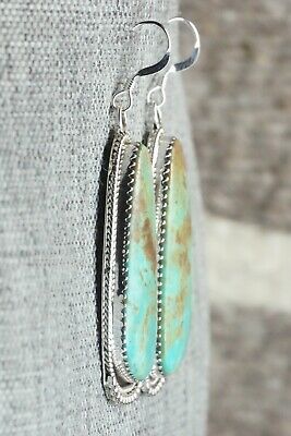 Turquoise & Sterling Silver Earrings - Sharon McCarthy