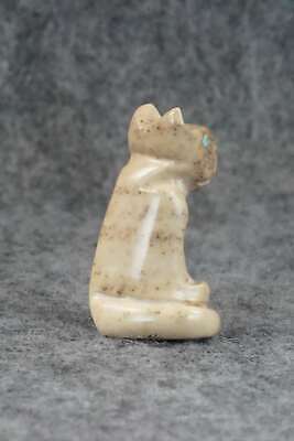 Mountain Lion Zuni Fetish Carving - Gilbert Lonjose