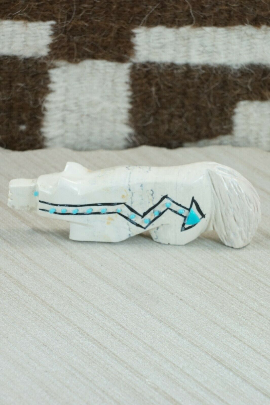 Wolf Zuni Fetish Carving - Terrance Martza