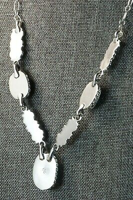 Navajo Turquoise & Sterling Silver Necklace - Lee Shorty