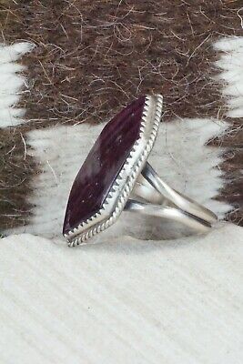 Spiny Oyster and Sterling Silver Ring - Selina Warner - Size 9.5
