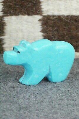 Bear Zuni Fetish Carving - Bernard Laiwakete - High Lonesome Trading