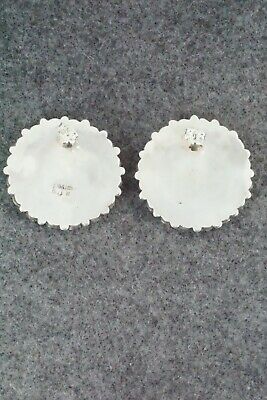 Turquoise & Sterling Silver Earrings - Eunise Wilson