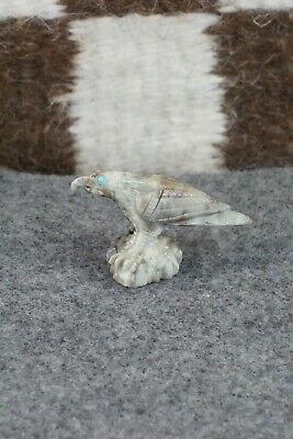 Eagle Zuni Fetish Carving - Lance Cheama