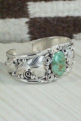 Turquoise & Sterling Silver Bracelet - Davey Morgan - High Lonesome Trading
