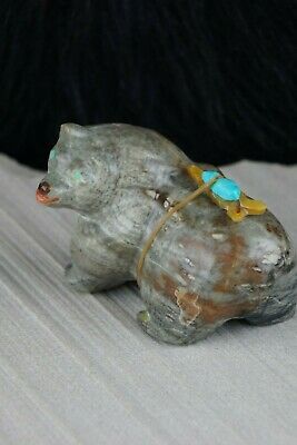 Bear Zuni Fetish Carving - Freddie Leekya - High Lonesome Trading