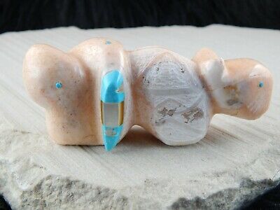 Lion Zuni Fetish Carving - Brandon Phillips - High Lonesome Trading