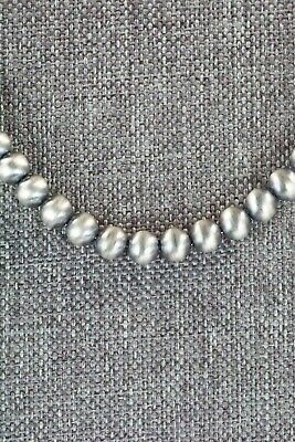 Sterling Silver Navajo Pearl Necklace - Jan Mariano